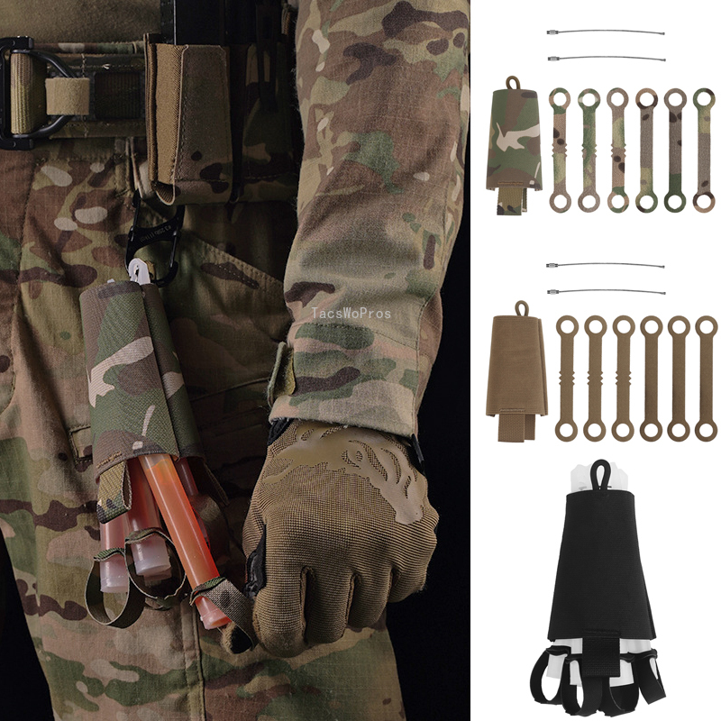 Hunting And Outdoor Stores - Tactical Glow Sticks Storage Pouch Chem