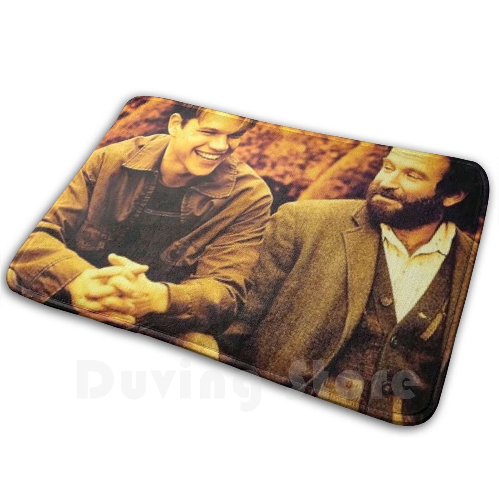 Hunting Outdoor Mat - Williams Matt Damon Poster Carpet Mat