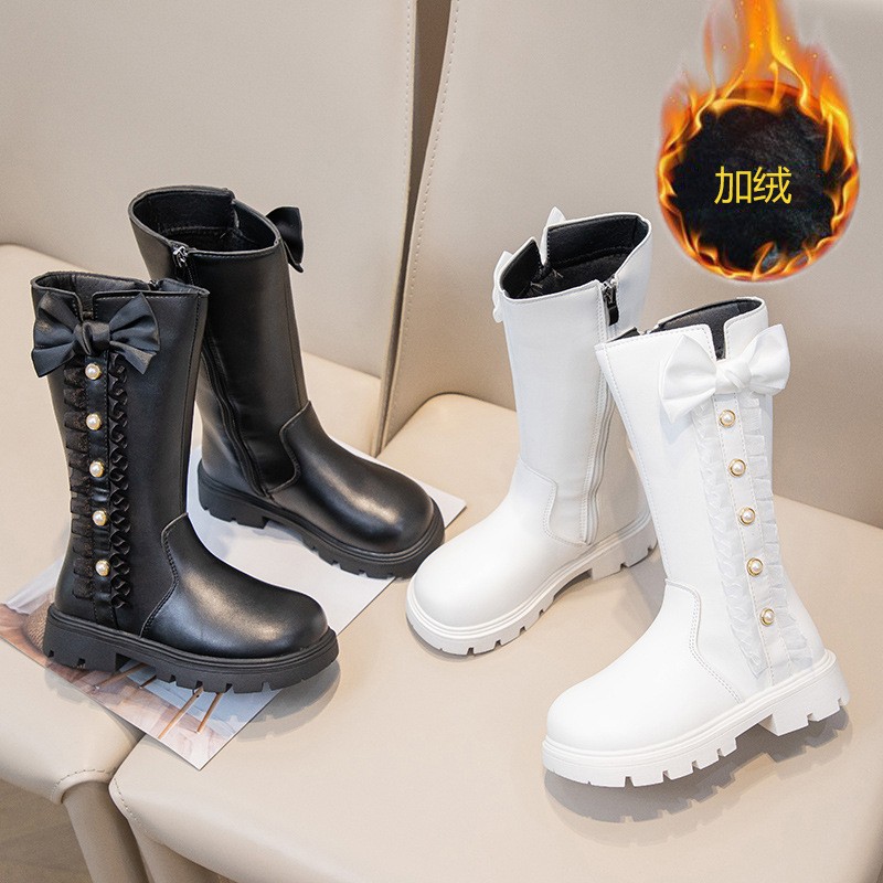 Bow Stringer Tool - Autumn Winter Girls Boots Bow Lace