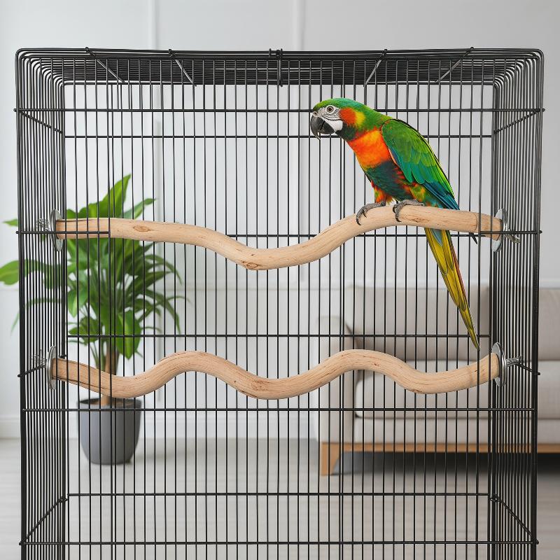 Tree Stand Ladder - 1Pcs Birdcage Accessories Parrot Perch Bird