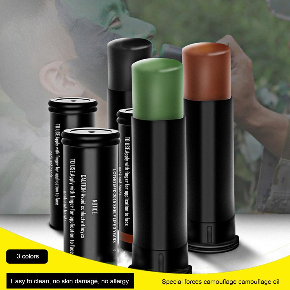 Camo Face Paint - 3pcs Military Woodland Camouflage Camo Color