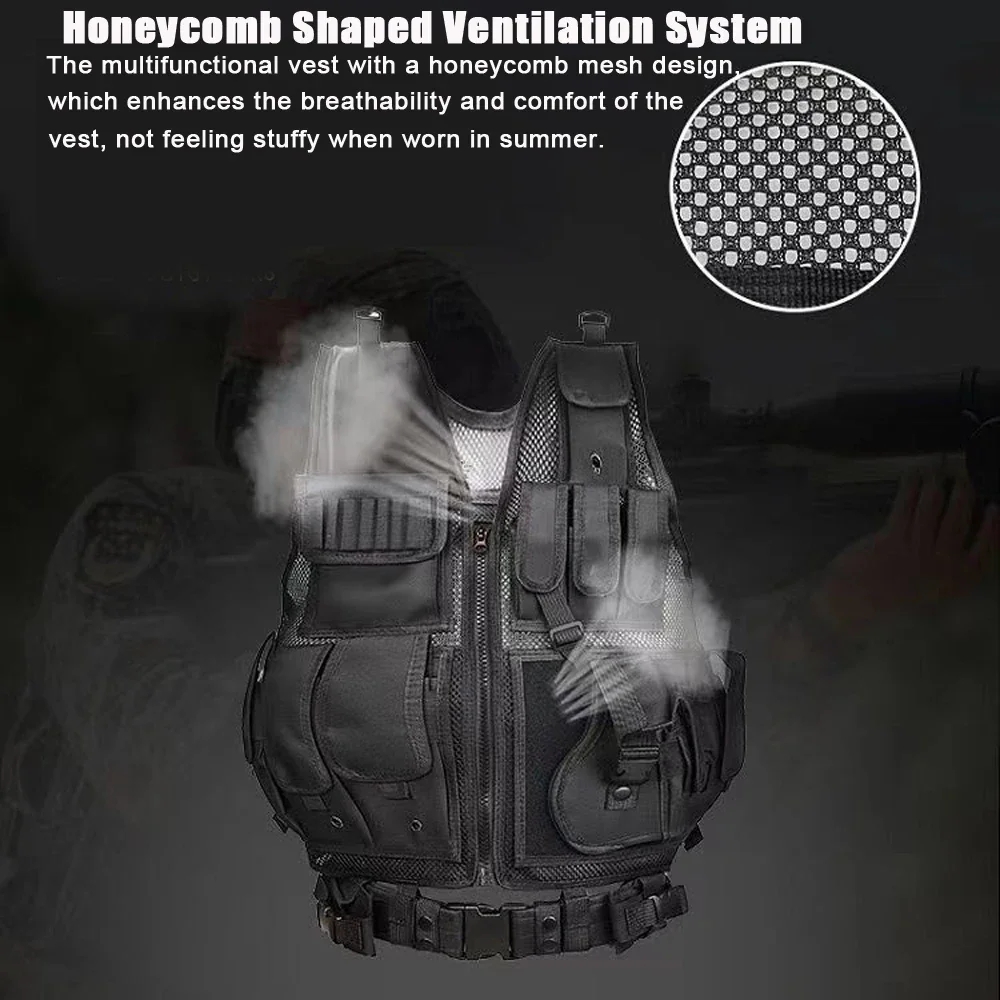Adjustable Molle Tactical Vest - đánh giá và giá Outdoor Hunting Vest