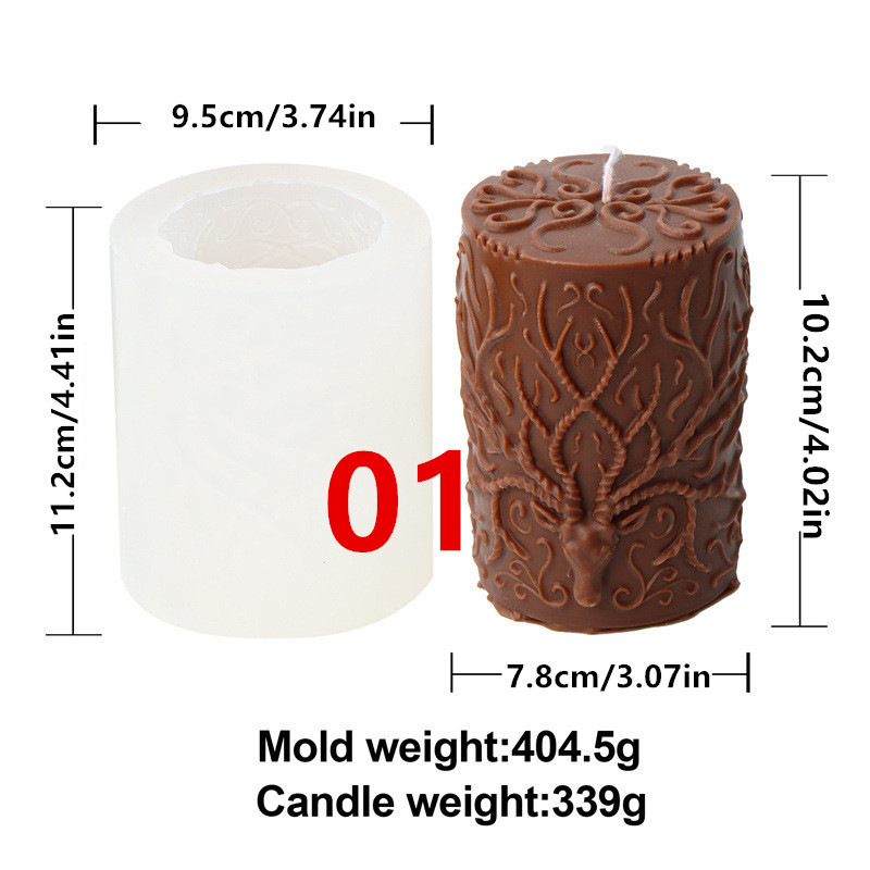 3D Columnar Xmas Deer Horn Can - đánh giá và giá Elk Bugle Call