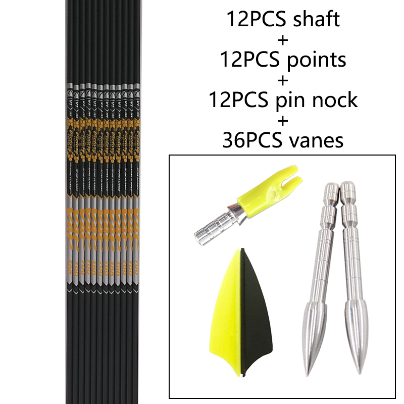 12pcs DIY Archery ID 4.2mm Spi - đánh giá và giá Arrow Carbon Shaft