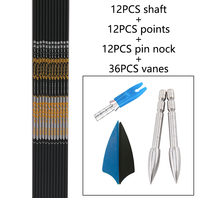 12pcs DIY Archery ID 4.2mm Spi - đánh giá và giá Arrow Carbon Shaft