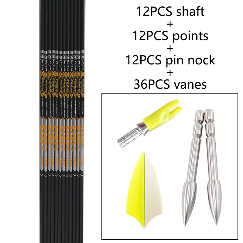 12pcs DIY Archery ID 4.2mm Spi - đánh giá và giá Arrow Carbon Shaft