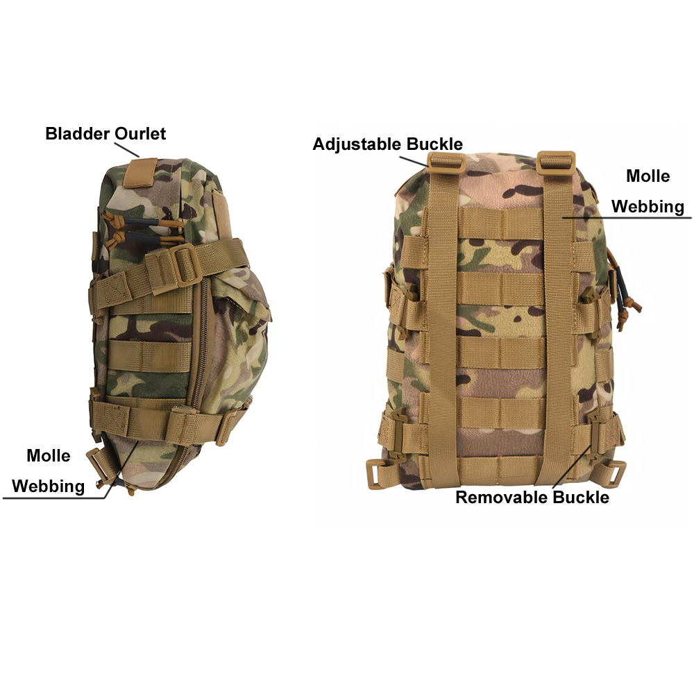Mini Hydration Bag Outdoor Tac - đánh giá và giá Outdoor Hunting Backpack