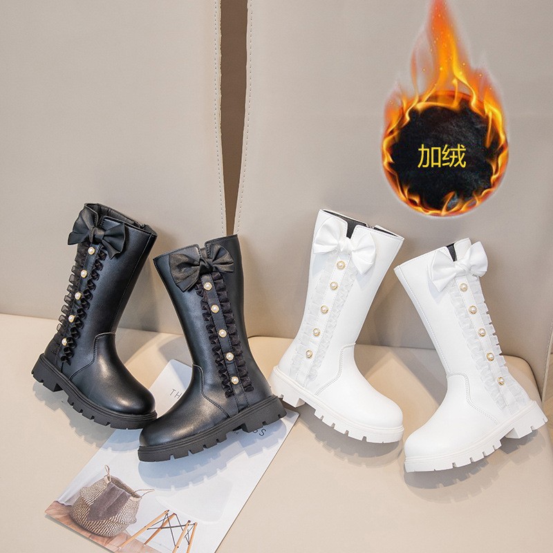 Autumn Winter Girls Boots Bow  - đánh giá và giá Bow Stringer Tool