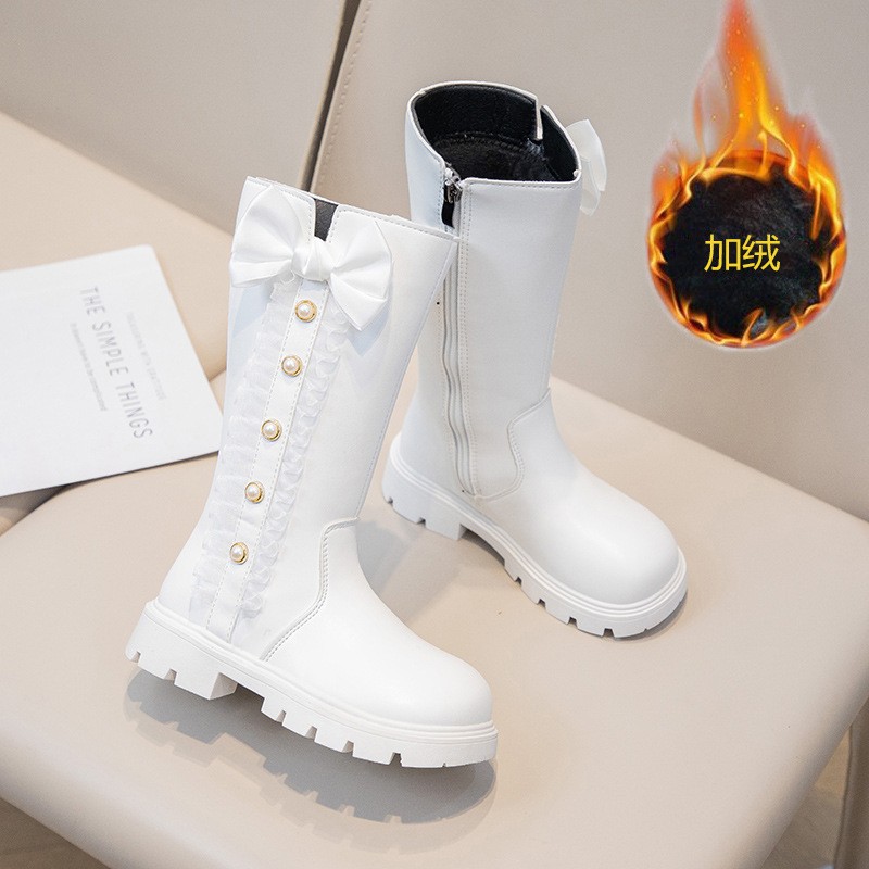 Autumn Winter Girls Boots Bow  - đánh giá và giá Bow Stringer Tool