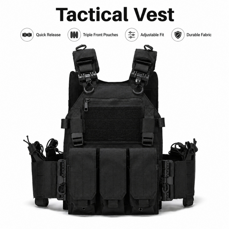 Tactical Vest Polyester Carrie - đánh giá và giá Outdoor Hunting Vest