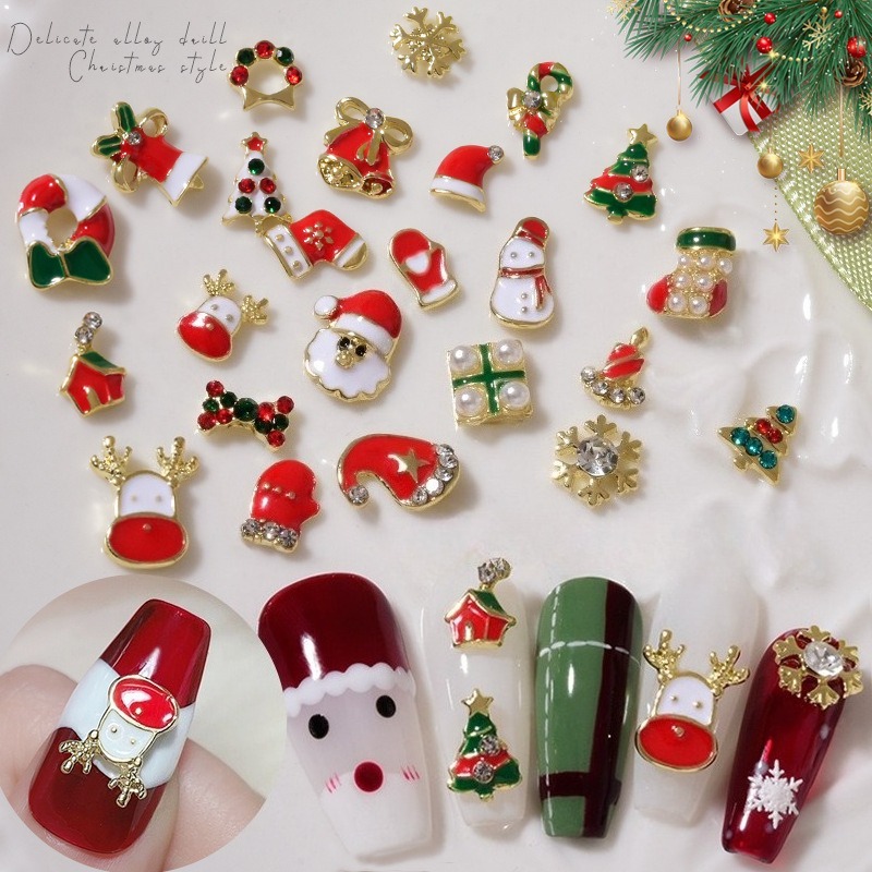 10Pcs Christmas Alloy Nail Cha - đánh giá và giá Elk Bugle Call