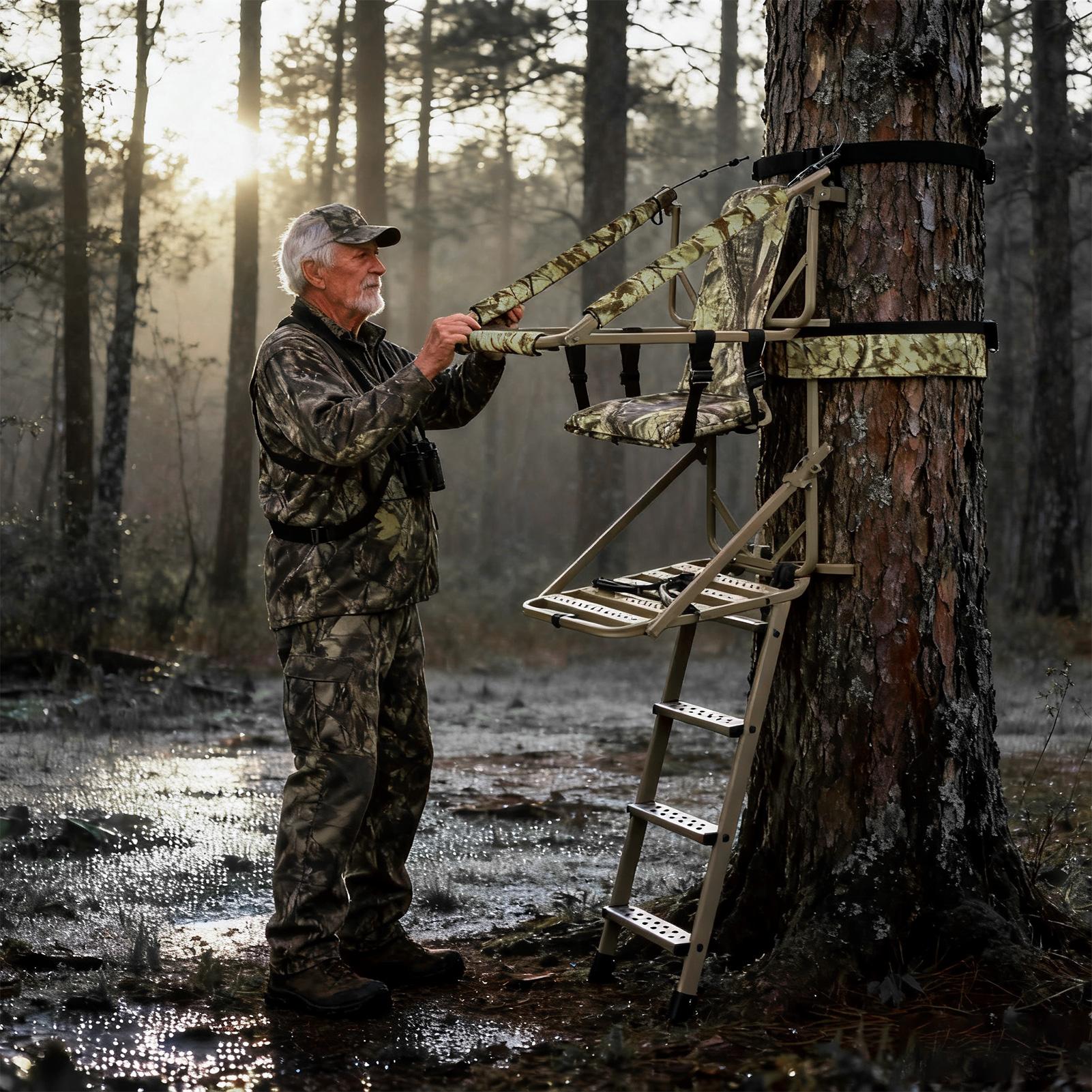 Tree Stand Replacement Camoufl - đánh giá và giá Tree Stand Ladder