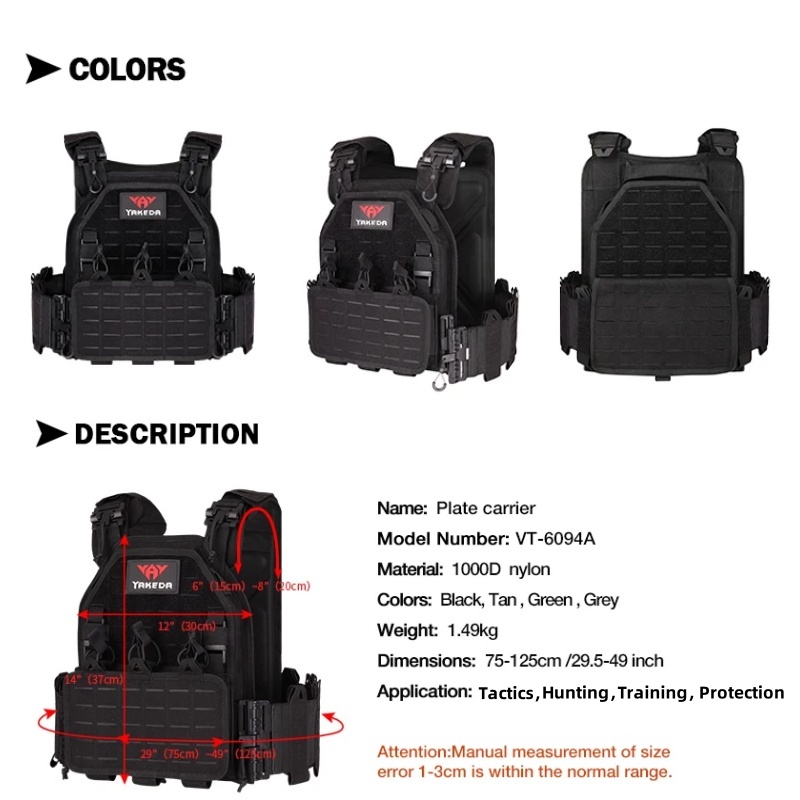 YAKEDA Tactical Vest 6094 Fast - đánh giá và giá Outdoor Hunting Vest