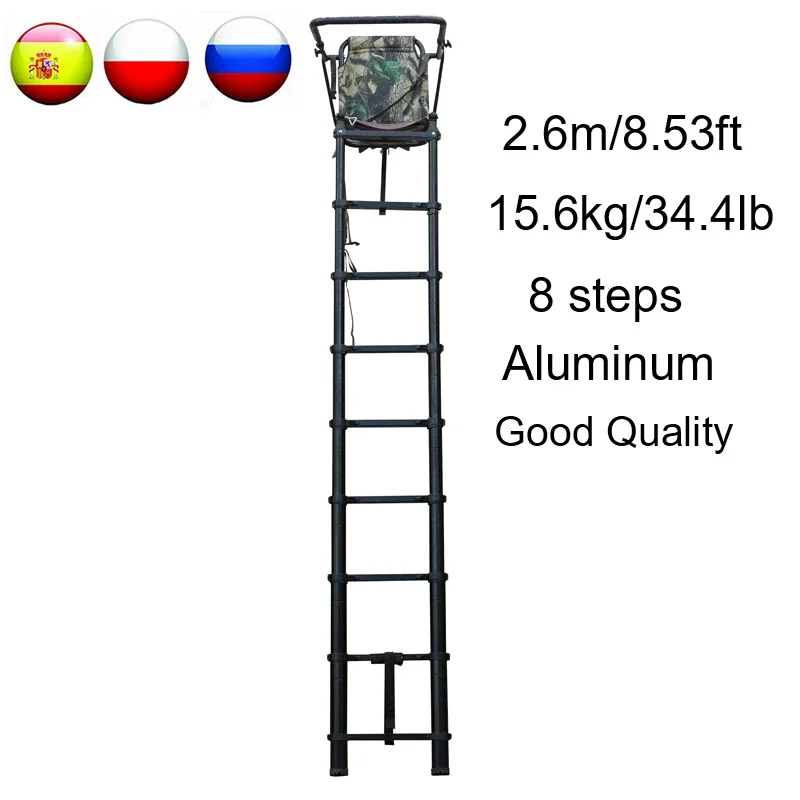 SC02 Telescopic Tree Stand Lad - đánh giá và giá Tree Stand Ladder