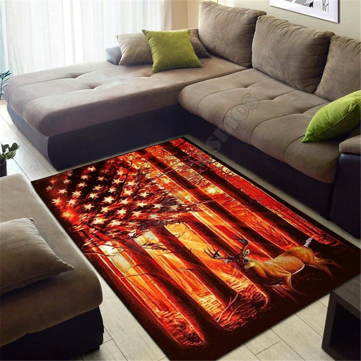 Deer Hunting Area Rug 3d print - đánh giá và giá Hunting Outdoor Mat