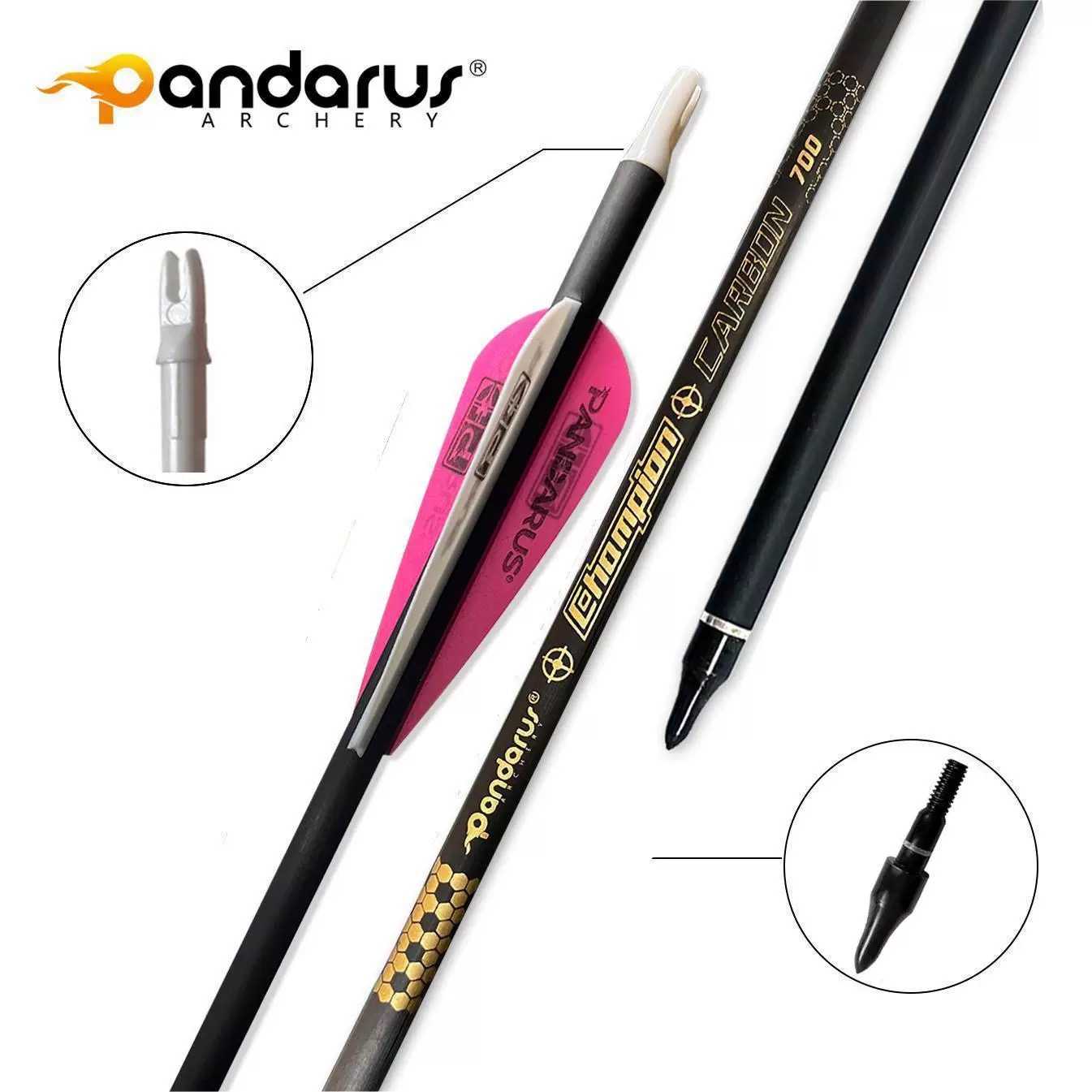 Straightness 0.001 Pandarus Ch - đánh giá và giá Arrow Carbon Shaft
