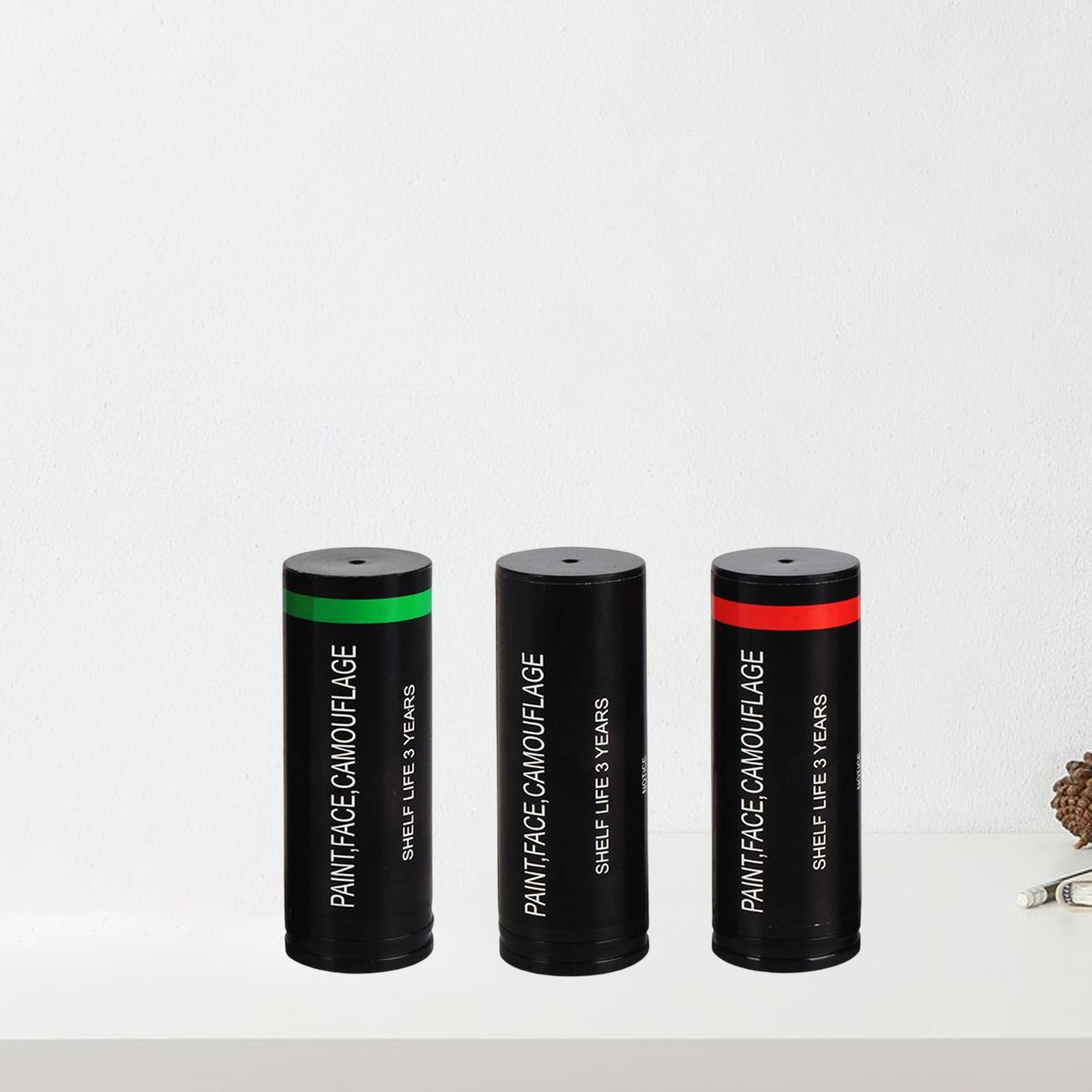 3x Đỏ Cam Phối Đen Mặt Sơn Ống - đánh giá và giá Camo Face Paint